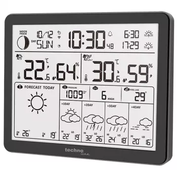 Techno Line WD3000 WLAN meteorologická stanica s 4-dňovou predpoveďou a vonkajším senzorom WD3000 meteorologická stanica