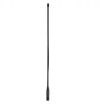 Midland Albrecht Hyflex CL27 TNC flexibilná bičová anténa, 54 cm, 26,965-27,405 MHz TX, 25-500 MHz RX, 50 Ohm, 10 W, čierna 6578