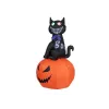EUROPALMS Halloween nafukovacia figúra mačka s tekvicou, 183cm 83316152