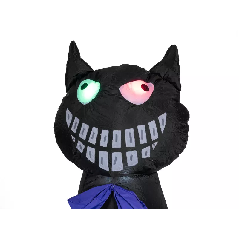 EUROPALMS Halloween nafukovacia figúra mačka s tekvicou, 183cm 83316152