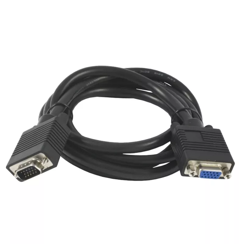 SYNERGY21 S215297 VGA predlžovací kábel, 1,8 m, konektor samec na konektor samica, čierny