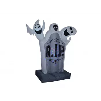 EUROPALMS Halloween nafukovacia dekorácia náhrobok, 183cm 83316156