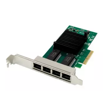 ALLNET PCIe 1G x4 Quad-Port serverový adaptér - medený RJ45 - Intel I350 (ALL0136v2-4-GB-TX/I350T4)