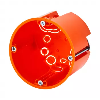 f-tronic HW dutinková krabica E117, Ø 68 mm, hĺbka 61 mm, bezhalogénová, oranžová 7350165