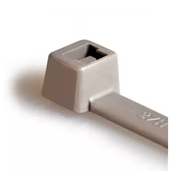 HellermannTyton T80R káblová viazacia páska, polyamid 6.6, sivá, 360 mm x 4.6 mm, 100 kusov (116-08018)