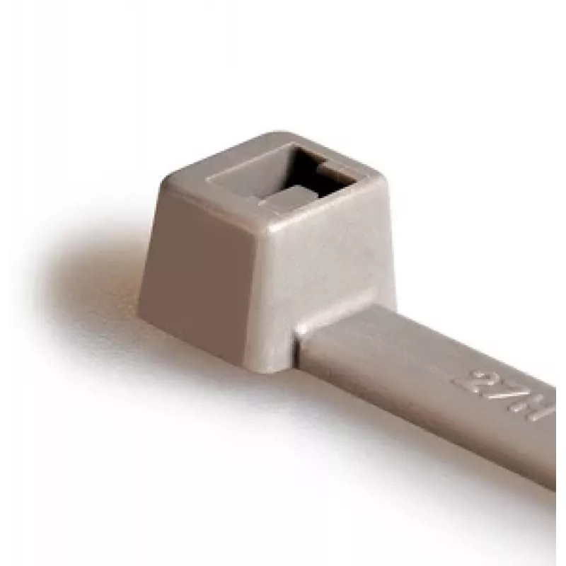 HellermannTyton T80R káblová viazacia páska, polyamid 6.6, sivá, 360 mm x 4.6 mm, 100 kusov (116-08018)