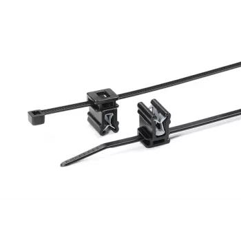 HellermannTyton T30REC4A-PA66HS/PA66HIRHS-BK čierna tepelne stabilizovaná odolná káblová páska 150x3,5mm, balenie 500 ks 150-76090