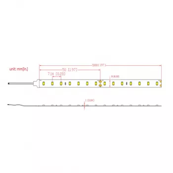 SYNERGY21 Flex Strip teplá biela DC24V 72W IP67 CRI>90 (S21-LED-B220010)