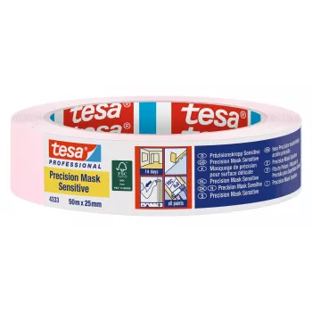 tesa 4333 Precision Mask svetloružová maskovacia páska 50 m x 25 mm 04333-00018-02