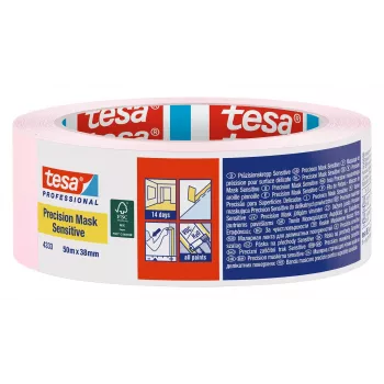 tesa 4333 Precision Mask svetloružová maskovacia páska 50 m x 38 mm 04333-00020-02