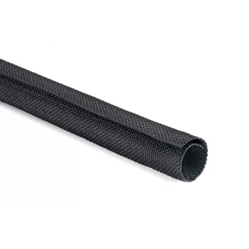 HellermannTyton Helagaine Twist-In samozbaľovacia pletená hadica, 29-32 mm priemer zväzku, 2 m, čierna 170-01017