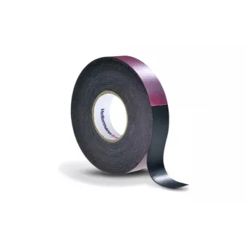 HellermannTyton HTAPE-POWER600 Samozvárací kaučukový pás 19mm x 6,7m čierny 711-10200