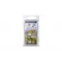 HellermannTyton HelaCon Plus Mini HCPM-2 push-in spojka, 2-pólová, 0,5-2,5mm², transparentná/žltá, balenie 20 ks 148-90054