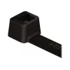 HellermannTyton séria T T18R káblové viazače s vnútorným ozubením, 100 mm x 2,5 mm, čierne, balenie 100 ks 111-01910