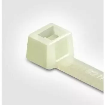 HellermannTyton T 18 R-HS prírodný PA66HS káblový viazač, 100 x 2,5 mm, 100 ks