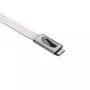 HellermannTyton MBT27S-316-SS-NA-C1 nerezový káblový viazač, 681 mm x 4,6 mm, guľový uzáver, strieborný 111-93279