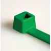 HellermannTyton T18R zelené káblové viazače, 100 x 2,5 mm, PA66, 80 N, 100 ks (116-01815)