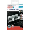 Tesa Powerbutton Classic Dvojitý háčik 12kg chróm 59333-00000-01