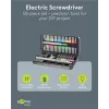 Goobay 77839 elektrický presný skrutkovač s akumulátorom, 50 kusov, LED