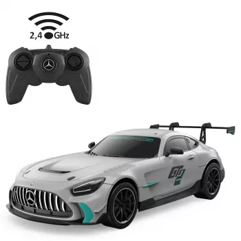 JAMARA Mercedes-Benz AMG GT2 1:24 2,4 GHz RC auto sivé 402240