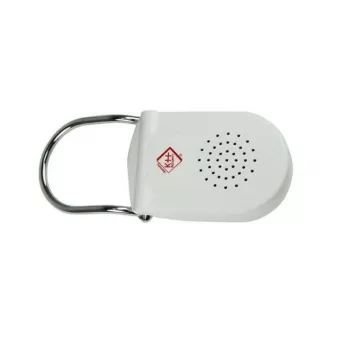 KH-SECURITY KH 100183 elektronický alarm na kľučke dverí, mobilný alarm, biela