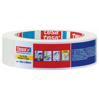 tesa PREMIUM 04306-00044-02 krepová maskovacia páska béžová 50 m x 30 mm (1 rolka)