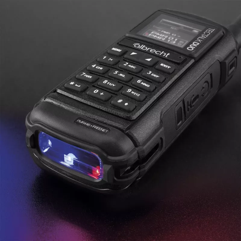 Albrecht Tectalk Duo PMR446 Freenet 1W sada vysielačiek čierna 29148