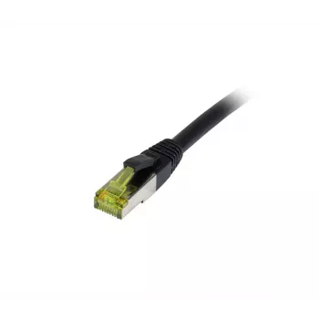 Synergy21 CAT6A S-STP outdoorový patch kábel RJ45 50m čierny UV-/vodovzdorný