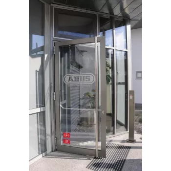 ABUS výstražná samolepka alarmu s logom 74 x 52,5 mm (1 ks) AU1423