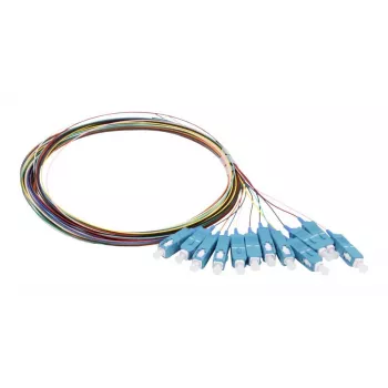 SYNERGY21 SC Single-Mode OS2 optické vlákno pigtail, 9/125µm, G.657.A2, 2m, balenie 12 ks, farebné S215686V1
