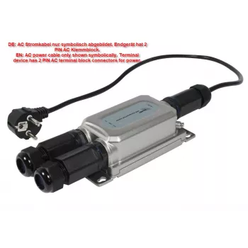 ALLNET Outdoor PoE injektor IP67 IEEE 802.3bt 60W kovové puzdro ALL-PI2013Ov2BT60