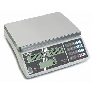 KERN CXB 3K0.2 počítacia váha, 3 kg kapacita, 0,2 g čitateľnosť, 3 displeje, RS-232