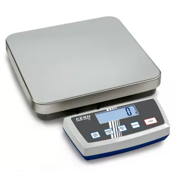 KERN DE 6K1D presná plošinová váha, 6 kg kapacita, 1 g/2 g čitateľnosť, batériová alebo sieťová prevádzka