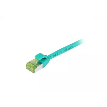 SYNERGY21 S217965 CAT6A S/FTP Slim patch kábel RJ45, 500 MHz, zelená