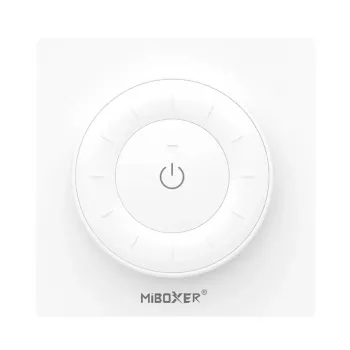 MiBoxer K3-W 2,4GHz diaľkový ovládač pre dvojité biele LED s otočným dotykovým kolieskom