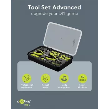 Goobay Advanced 49-dielna sada presného náradia pre opravu elektroniky 77846