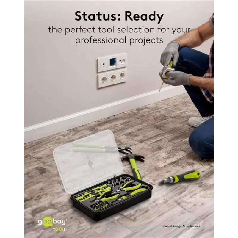 Goobay Advanced 49-dielna sada presného náradia pre opravu elektroniky 77846