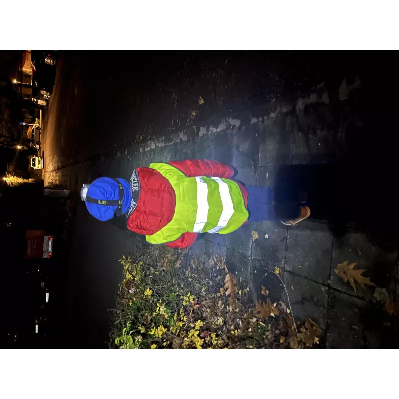IWH 453502 detská výstražná vesta EN 1150, fluorescenčná žltá, suchý zips, unisex
