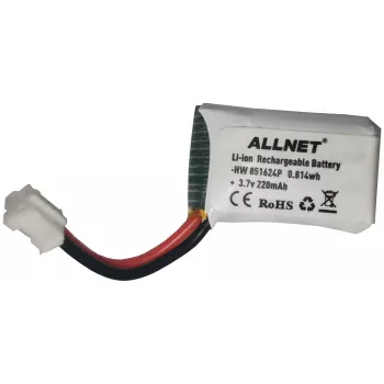 ALLNET náhradná batéria pre mini dron 3,7V 220mAh Li-Ion (HW851624P)