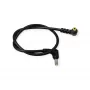 ALLNET DC predlžovací kábel 5,5mm x 2,5mm konektor samec na konektor samica 0,49m čierny ALL-Adapt-Ext5.5-2.5-490