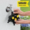 Kärcher 2.645-200.0 3-cestný rozdeľovač 60 mm sacia hadica so spätným ventilom