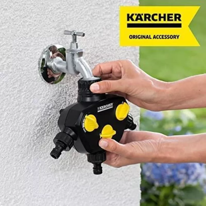 Kärcher 2.645-200.0 3-cestný rozdeľovač 60 mm sacia hadica so spätným ventilom