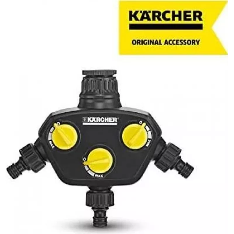 Kärcher 2.645-200.0 3-cestný rozdeľovač 60 mm sacia hadica so spätným ventilom