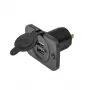 IWH USB dvojitá vstavaná zásuvka 12/24V 2,1A 2x USB-A čierna 019006
