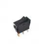 IWH kolískový spínač zelený 12V/24V 10A SPST LED osvetlený panelová montáž 19030