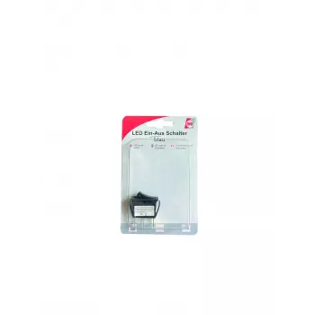 IWH kolískový spínač zelený 12V/24V 10A SPST LED osvetlený panelová montáž 19030