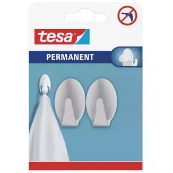 tesa Permanent háčik oválny kovový chróm 6 kg samolepiaci 66611-00000-00
