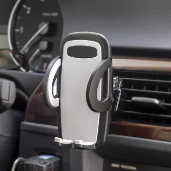 IWH 019260 360° otočný držiak mobilu do auta na vetracie mriežky pre smartfóny 53-95 mm, čierny