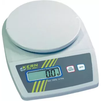 Kern EMB 2200-0 prenosná presná váha, kapacita 2,2 kg, čitateľnosť 1 g, batériové alebo sieťové napájanie