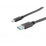 EXERTIS CONNECT USB 3.1 Type-C na USB 3.0 Type-A kábel, 1,8 m, čierna 39910223